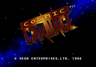 Cosmic Carnage screenshot 3 for Mega Drive 32X